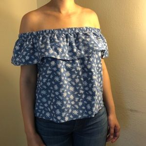 Off the shoulder shirt